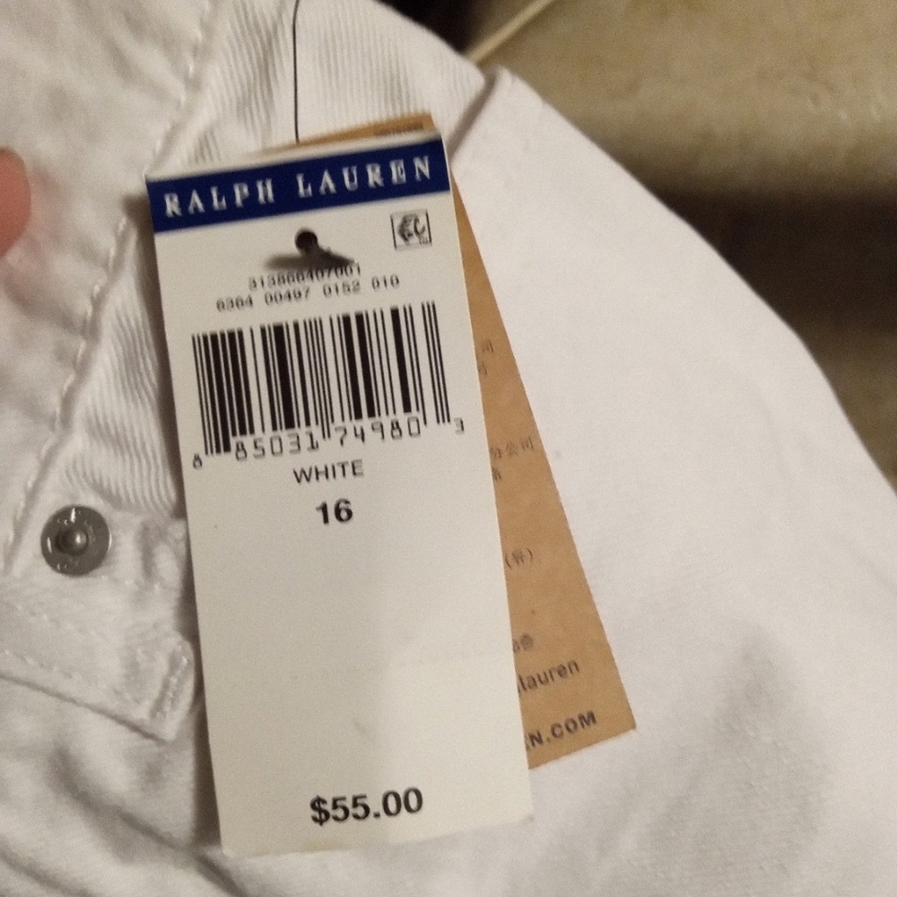 Ralph Lauren Classic White Trousers